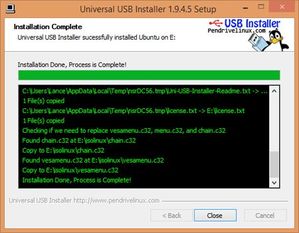Universal USB Installer - kopiowanie obrazu na pendrive