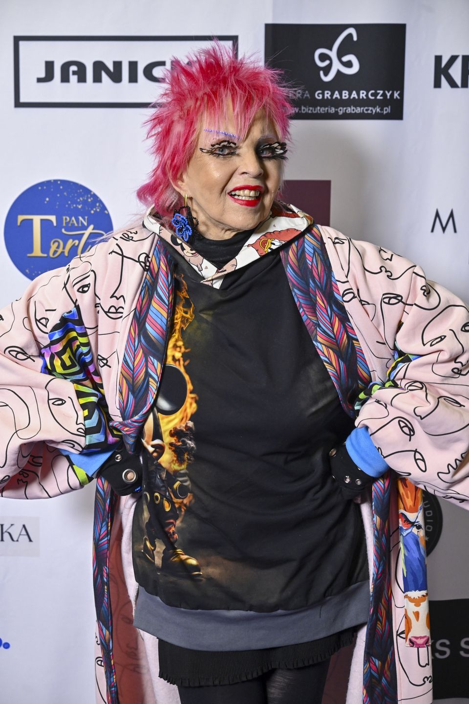 Krystyna Mazurówna na gali Warsaw Fashion Shower