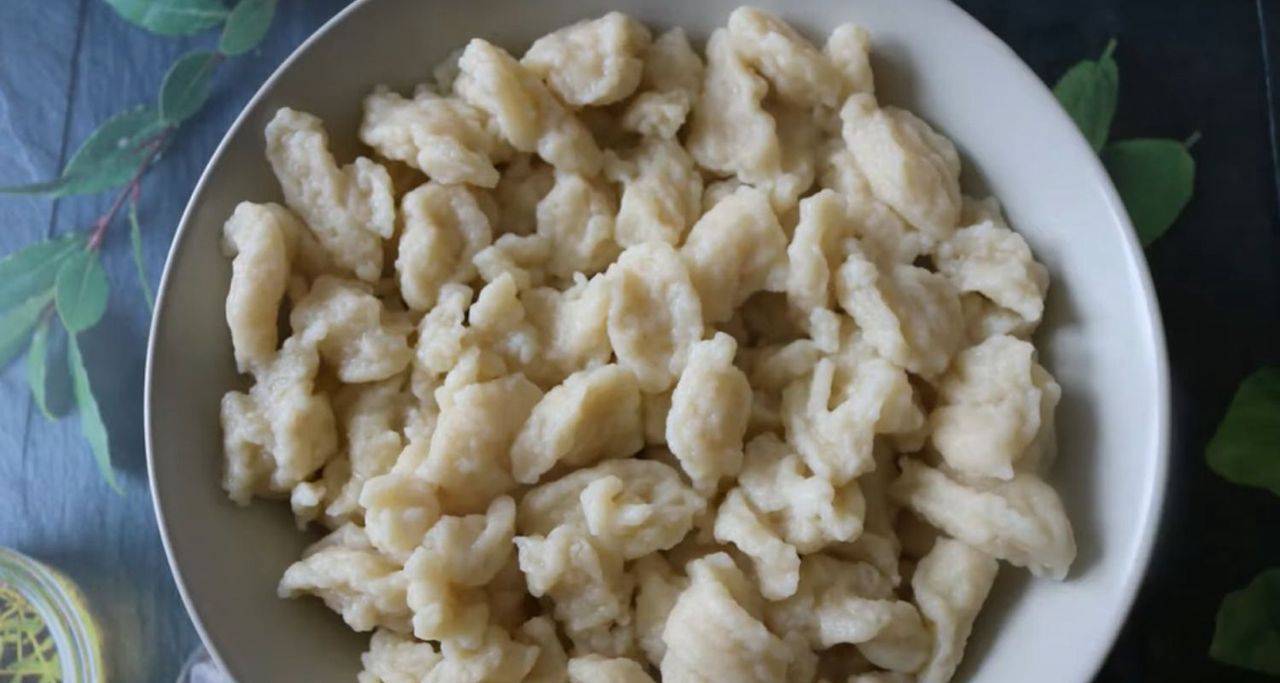 Dumplings dropped with a spoon - Delicacies