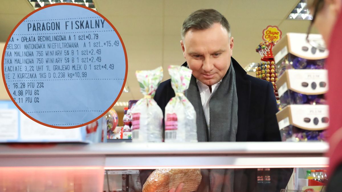 Sprawdziliśmy ceny w sklepie koło domu prezydenta Dudy