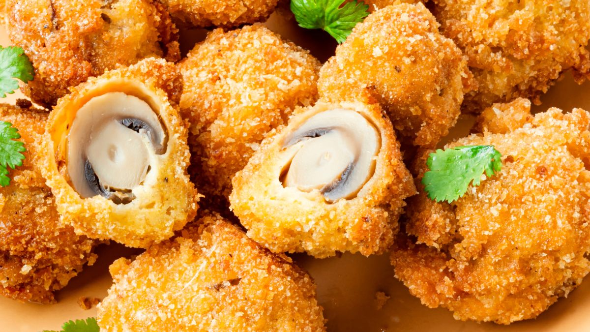 Pieczarki panierowane - nasza nowa ulubiona przekąska