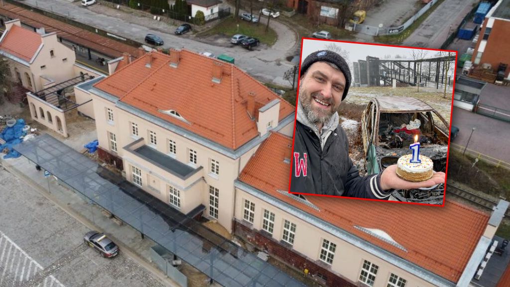 Wrak straszy na toruńskim dworcu