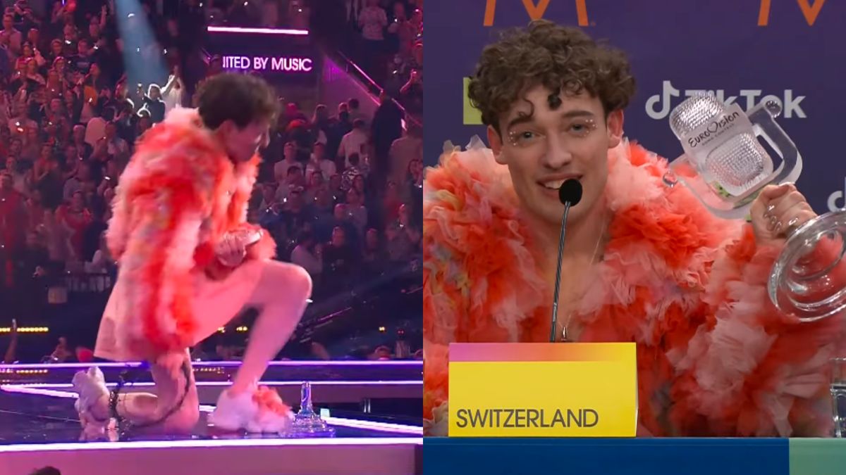 Eurowizyjne trofeum Nemo uległo uszkodzeniu. Wymowne słowa na konferencji