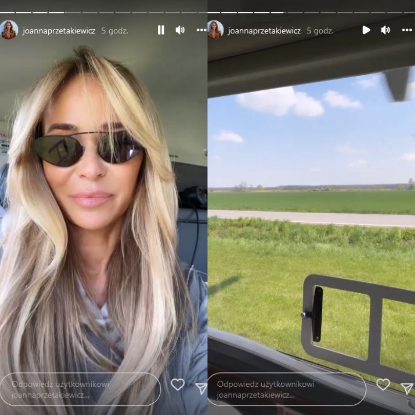 Joanna Przetakiewicz poleciała helikopterem na obóz Anny Lewandowskiej