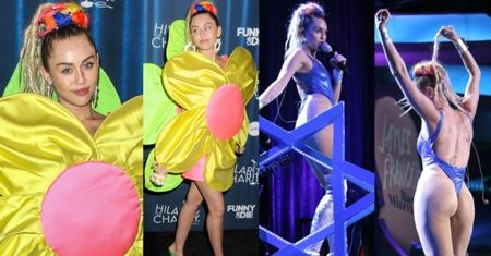 Miley Cyrus przebrała się... za kwiat (ZDJĘCIA)