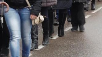 Pogrzeb ofiary protestów na Majdanie