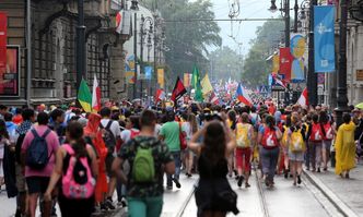 ŚDM nie sparaliżowały centrów biznesowych w Krakowie. Amway rozwiesił plakaty rekrutacyjne