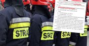 Dali strażakom 200 zł. "Nie wiedziałem, że cała wieś była w OSP"