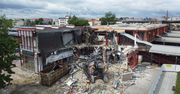 Tak wygląda rozbiórka dworca kolejowego w Częstochowie z lotu ptaka