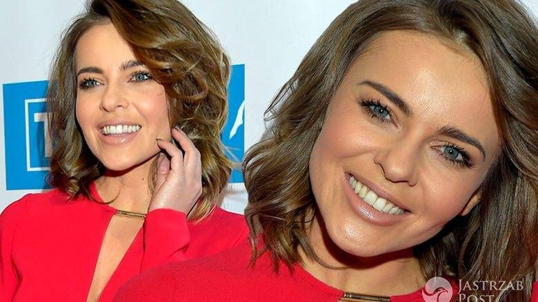 Edyta Herbuś, gwiazda serialu Bodo, prezentacja ramówki TVP 1 (fot. AKPA)