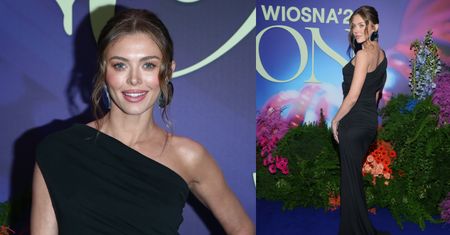 Elegancka Joanna Opozda odsłania ramię na wiosennej ramówce TVN. Ładnie? (ZDJĘCIA)