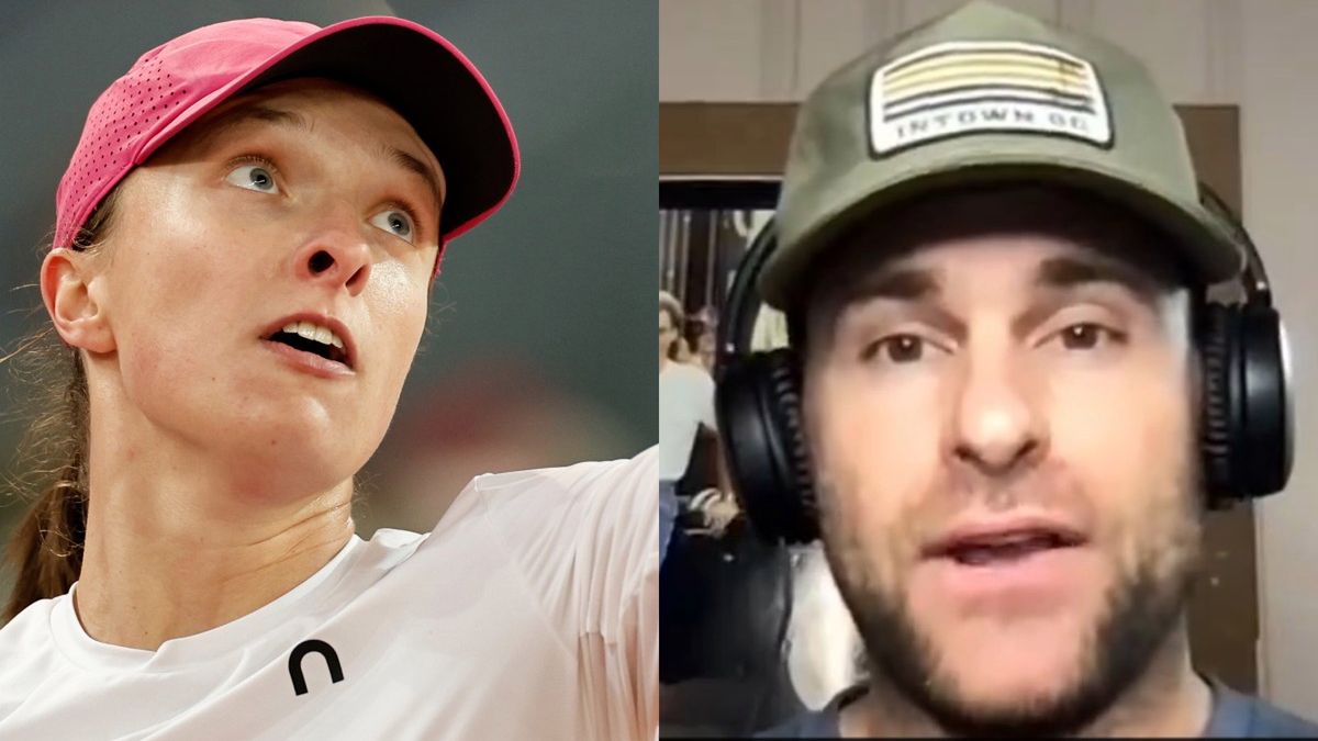 PAP/EPA / SERGIO PEREZ / Instagram / Na zdjęciu: Iga Świątek, Andy Roddick