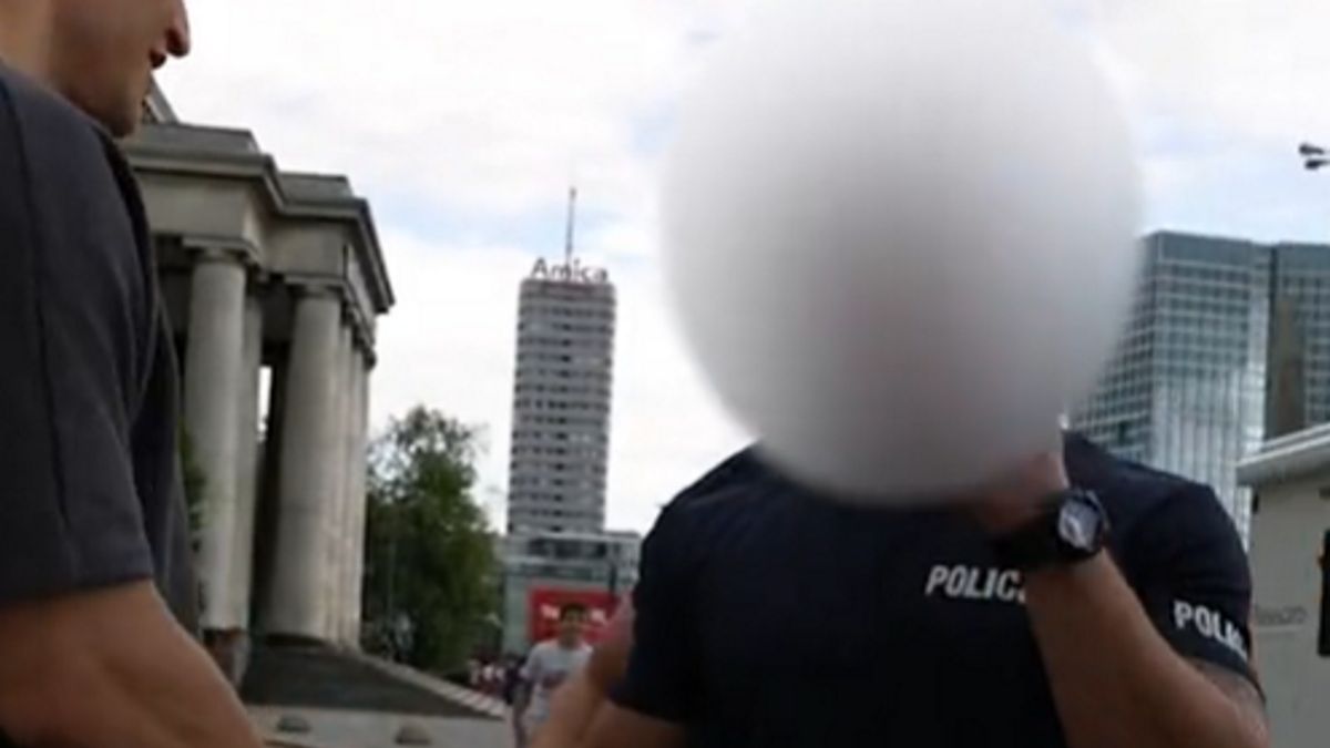 Policjanci zaskoczyli youtubera