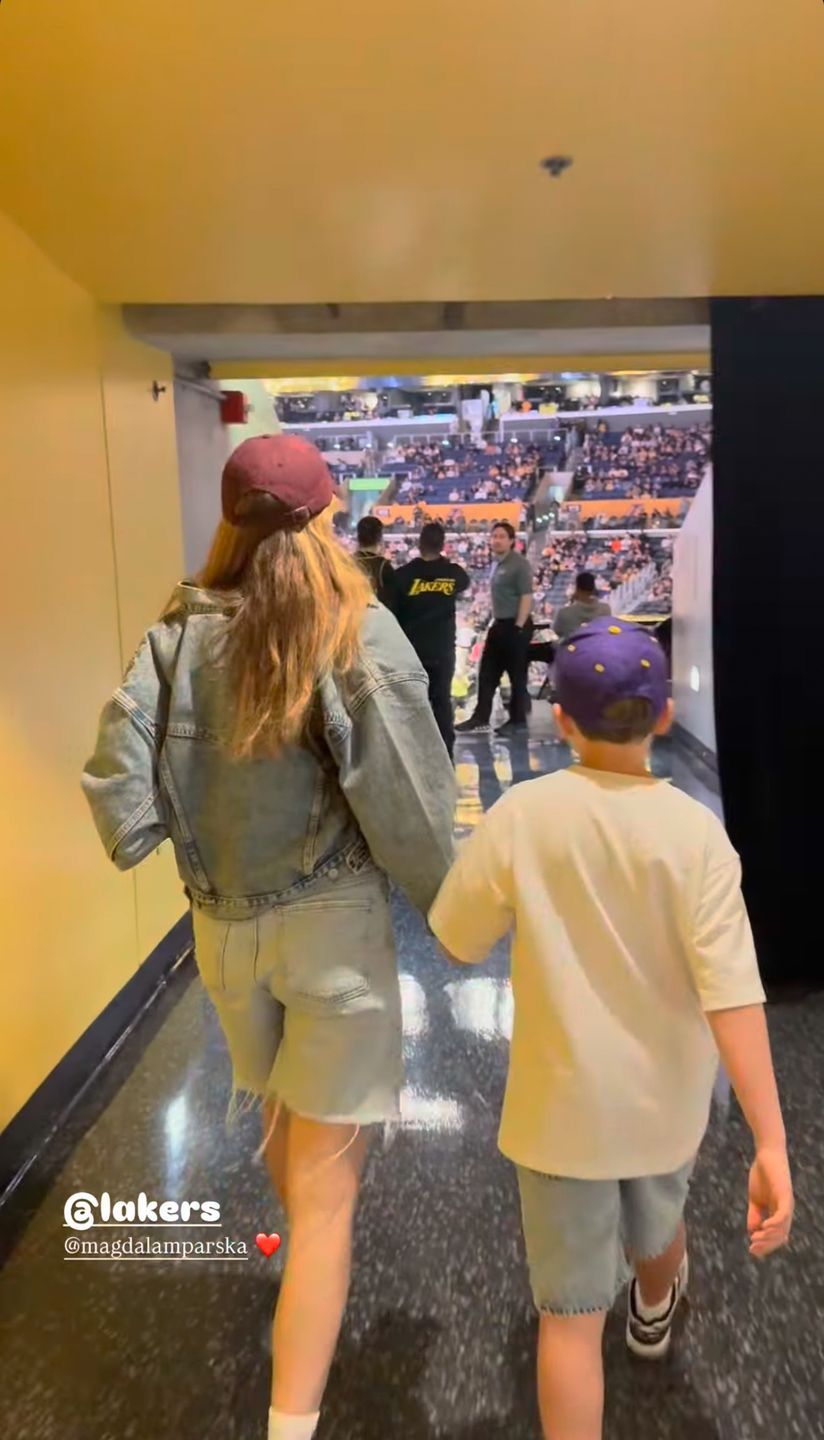 Magdalena Lamparska eksploruje USA z rodziną