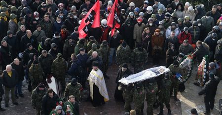 Pochowano Białorusina zabitego na Majdanie