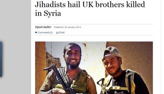 Śmierć brytyjskich braci-dżihadystów w Syrii