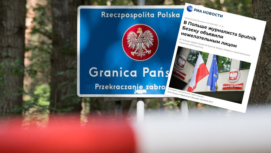 Prokremlowskie media już zareagowały na działania polskich służb