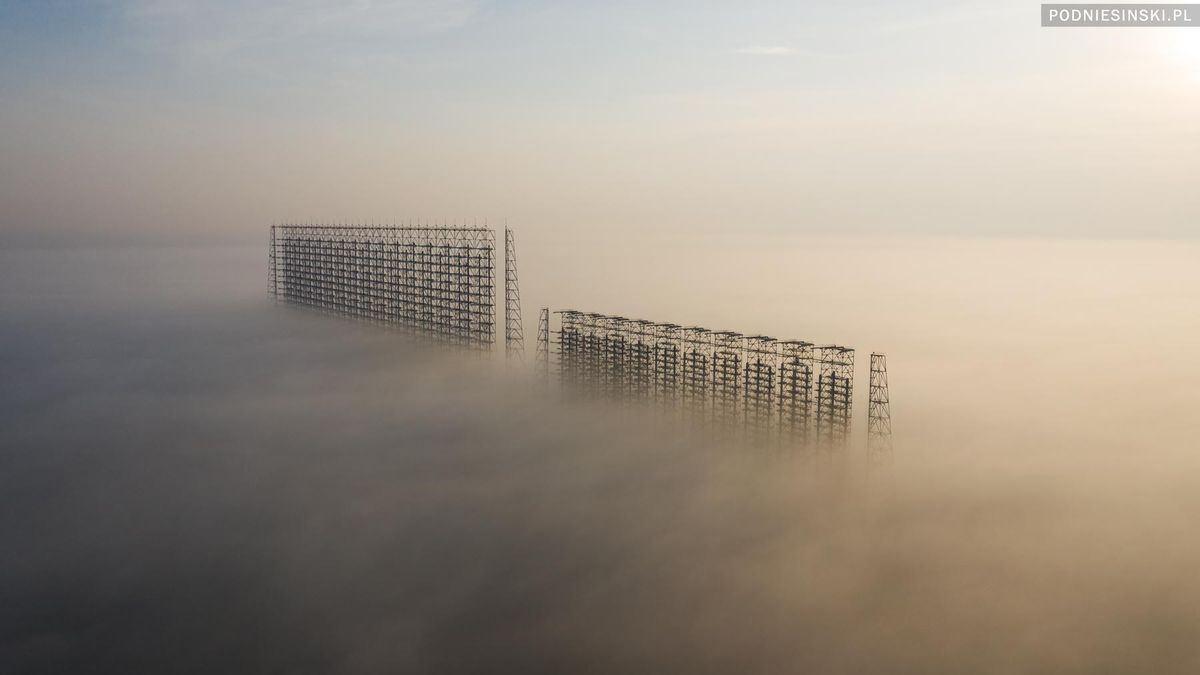 Arek Podniesiński sfotografował radziecką tarczę antyrakietową Duga 1