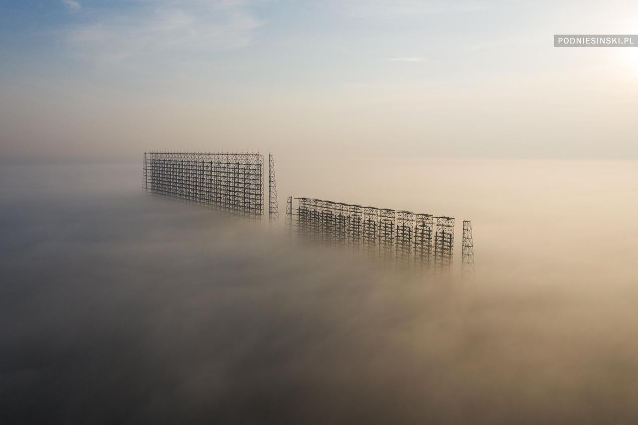 Arek Podniesiński sfotografował radziecką tarczę antyrakietową Duga