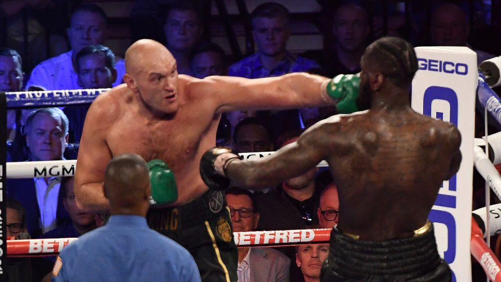 Getty Images / MB Media / Na zdjęciu: walka Tyson Fury vs Deontay Wilder