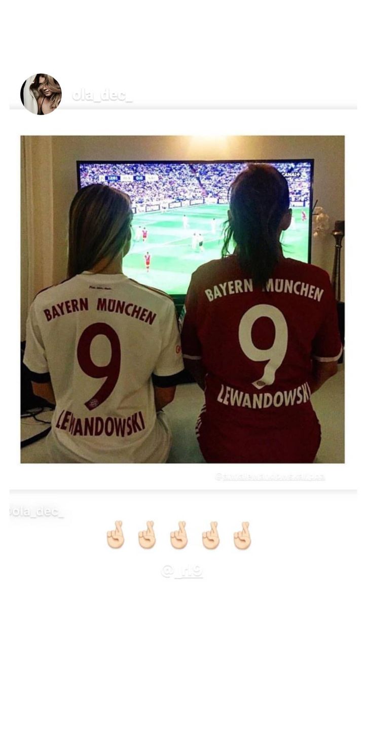 Anna Lewandowska wspiera Roberta w finale LM