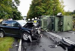 Wielkopolska. Zderzenie z wojskowym pojazdem. Poszkodowane dzieci