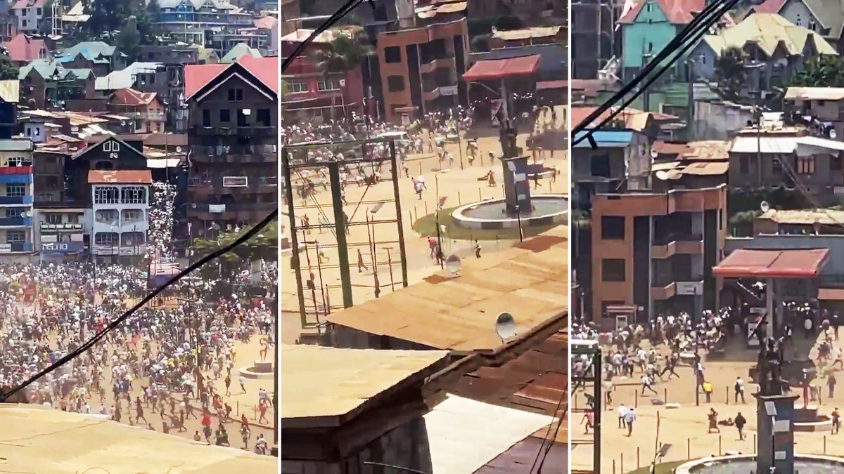 Ludzie uciekali z miejsca zdarzenia