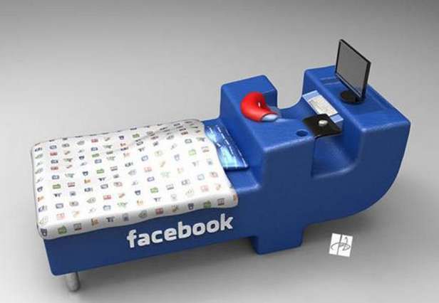 FBed - łóżko dla maniaków Facebooka 5