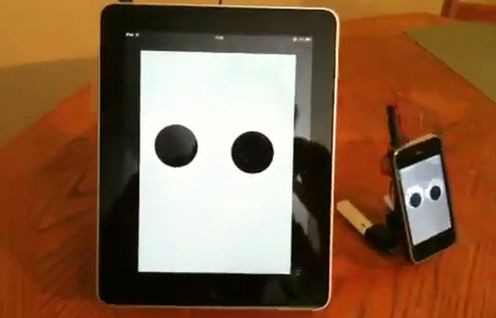 iPad jako tańczący robot [ wideo]
