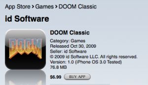 Doom na iPhonie