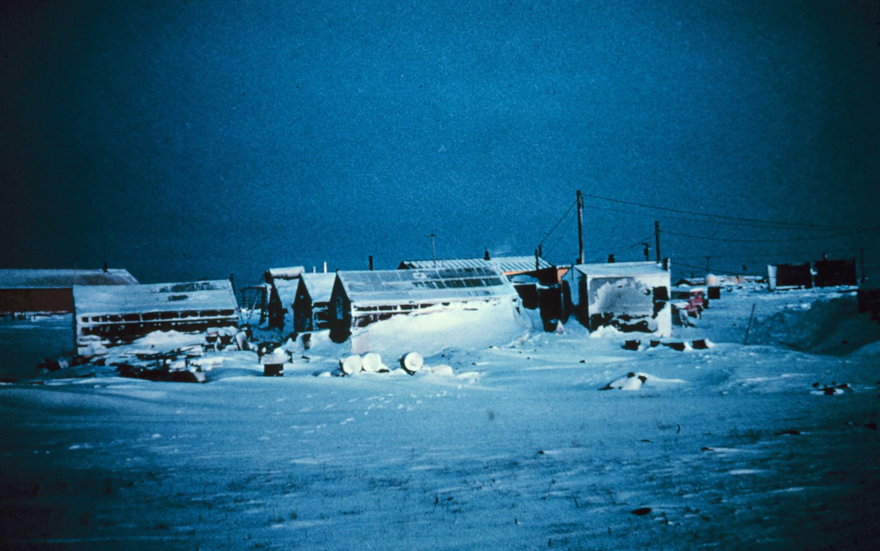 Baza Nord - widok z 1966 r.