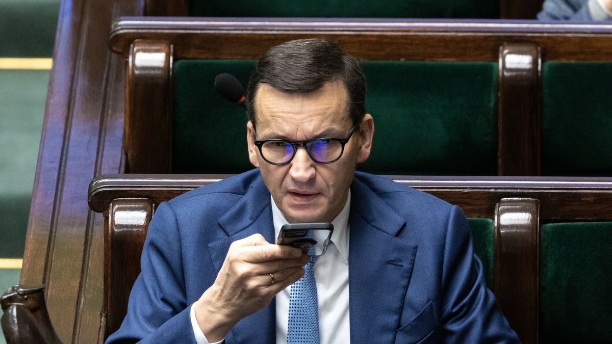 Cd. 1. posiedzenia Sejmu X kadencji
29.11.2023 Warszawa 1. posiedzenie Sejmu X kadencji fot Jacek Dominski/REPORTER
n/z: Mateusz Morawiecki
Jacek Dominski/REPORTER