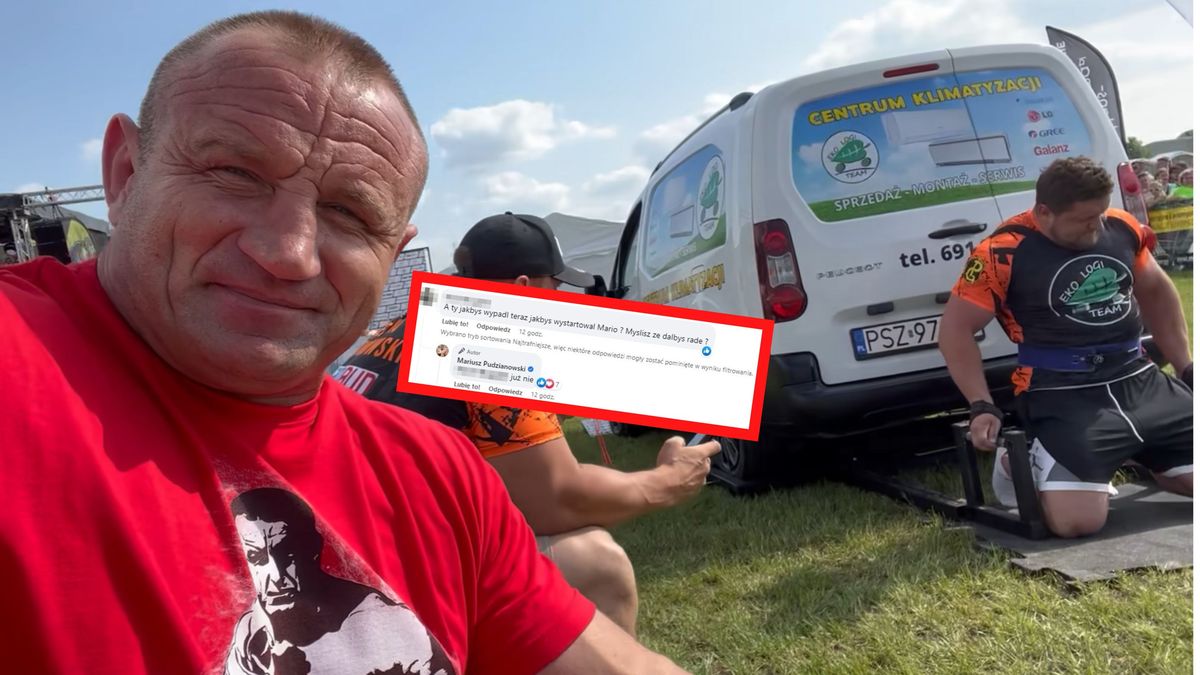 Facebook / Mariusz Pudzianowski / Mariusz Pudzianowski rozwiał wątpliwości