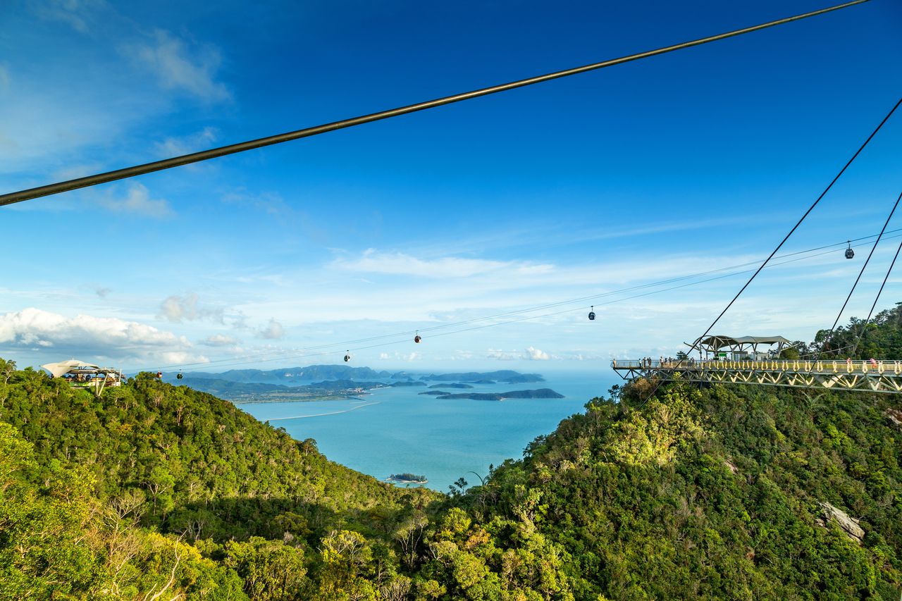 Kolejka linowa na Langkawi jest wyjątkowa