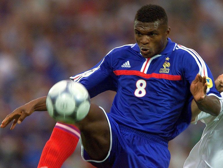 Marcel Desailly w barwach reprezentacji Francji