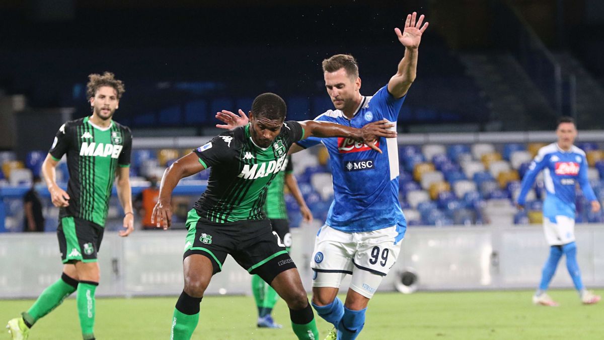 PAP/EPA / CESARE ABBATE / Na zdjęciu: Arkadiusz Milik (z prawej)