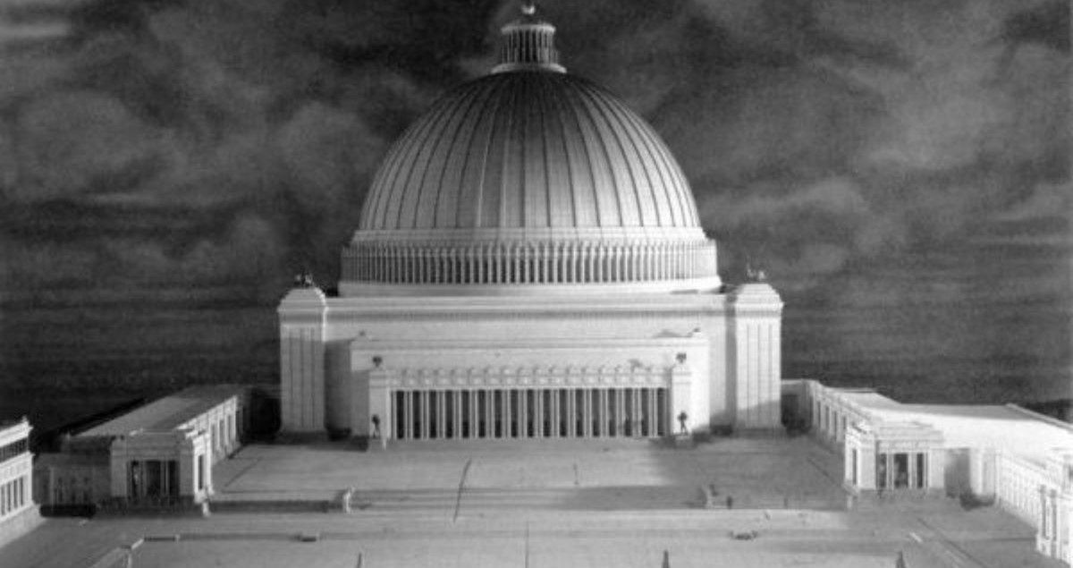 Projekt monumentalnej Hali Ludowej z Berlina
