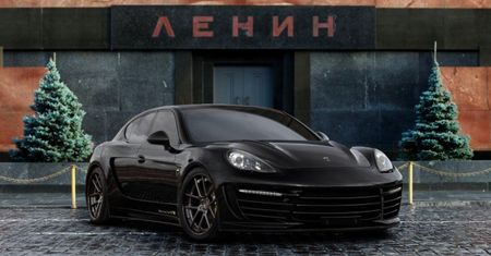 Porsche Panamera Turbo S, TopCar, krokodyl i złoto