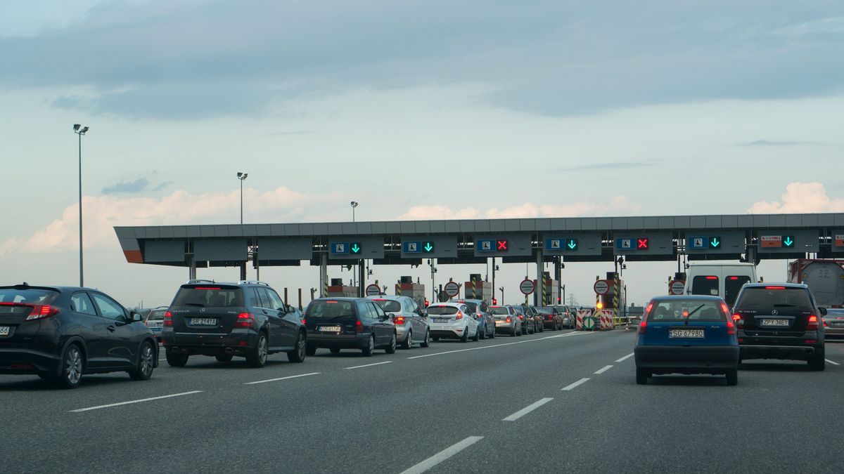 Bramki na autostradzie A4 w Gliwicach (zdjęcie ilustracyjne)