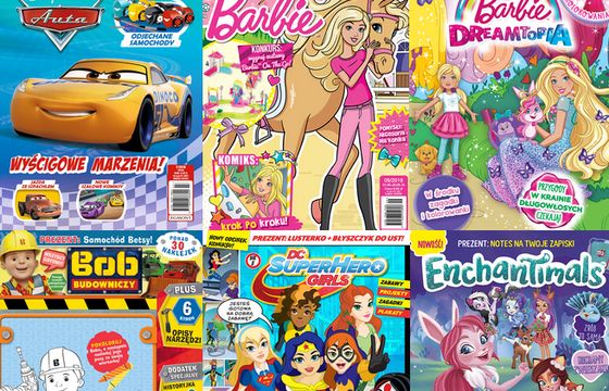 Egmont skupi się na wydawaniu komiksów i pism dla dzieci oraz usługach marketingowych