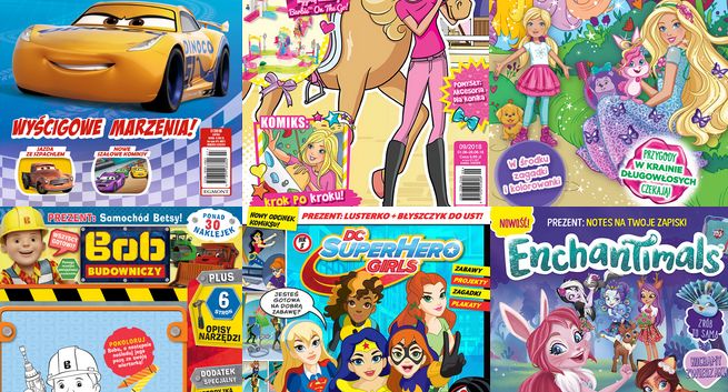 Egmont skupi się na wydawaniu komiksów i pism dla dzieci oraz usługach marketingowych