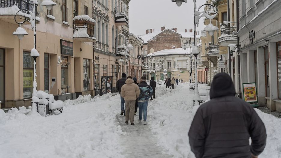 Nowy Sącz w zimowej odsłonie. Wygląda pięknie!