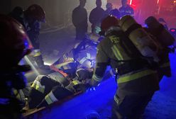 Wałbrzych. Strażacy trenowali w tunelu. Ćwiczenia na budowie S3