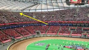 Niespotykany widok podczas zawodów na Stadionie Narodowym. Przyjrzyj się dokładnie