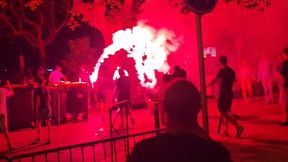 Sceny na francuskiej wyspie. Cieszyli się po porażce z Hiszpanią