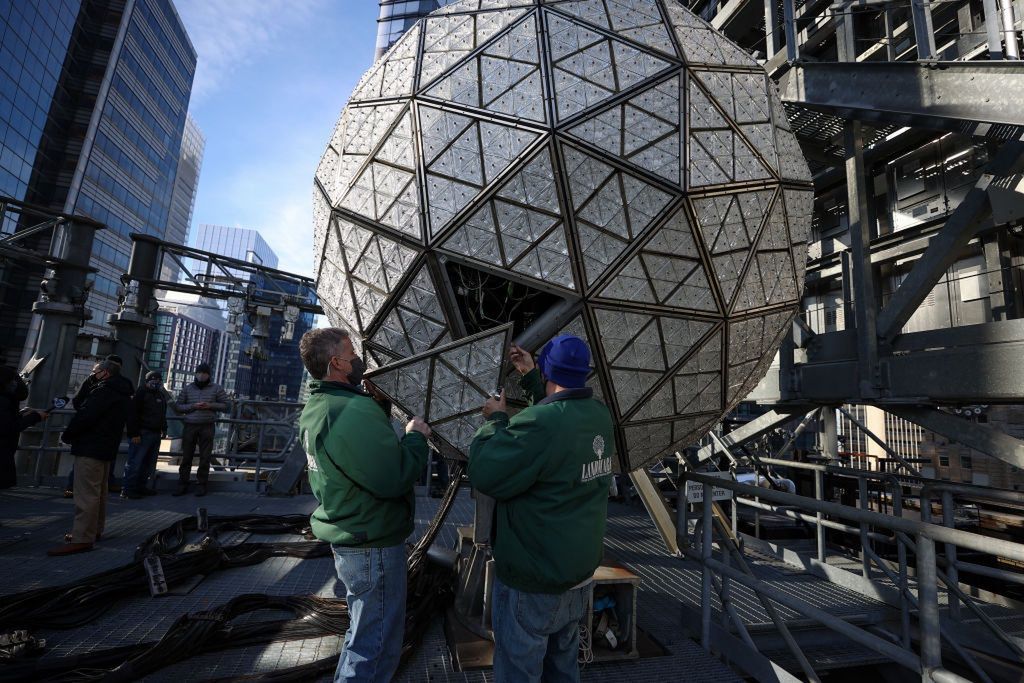 Kula została zamontowana już na Times Square