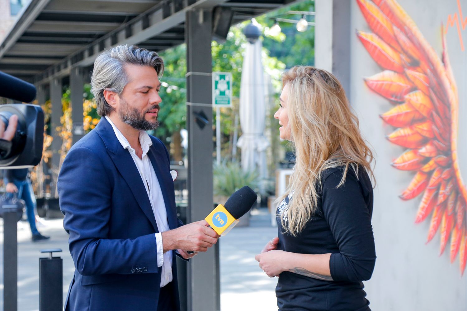 Martyna Wojciechowska i Olivier Janiak