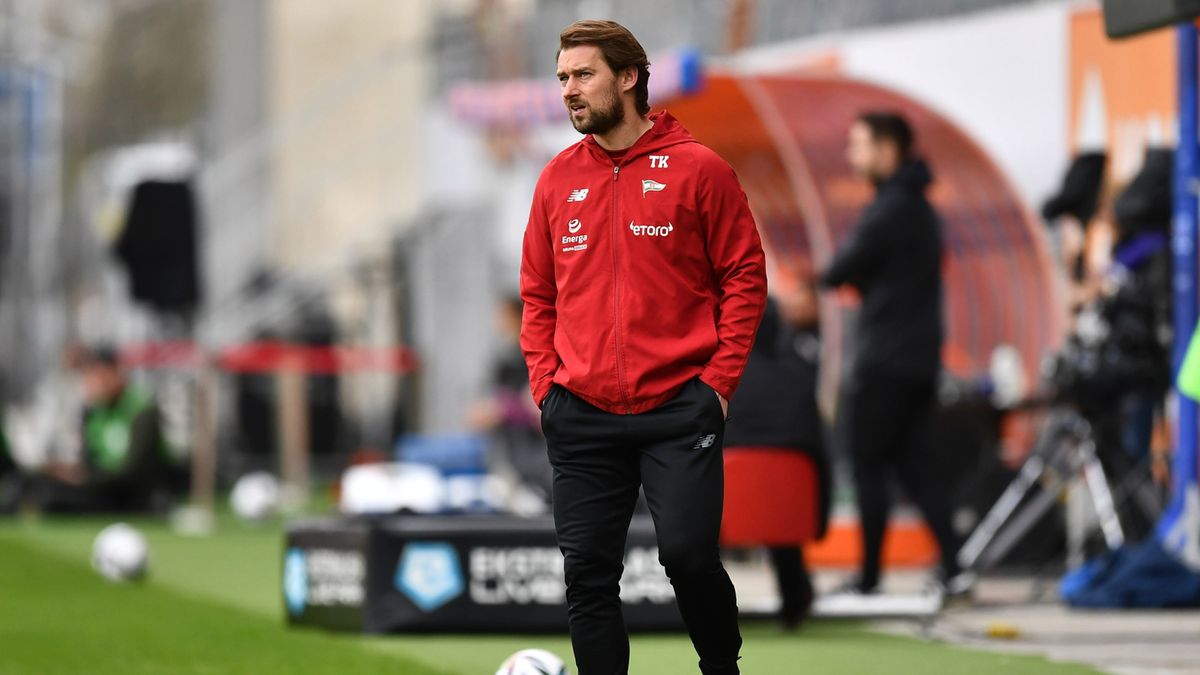 PAP / Maciej Kulczyński / Na zdjęciu: trener Lechii Gdańsk Tomasz Kaczmarek