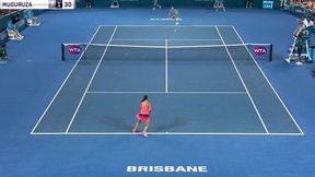 Tenis, WTA, Brisbane: D. Kasatkina – G. Muguruza: piękny skrót Rosjanki
