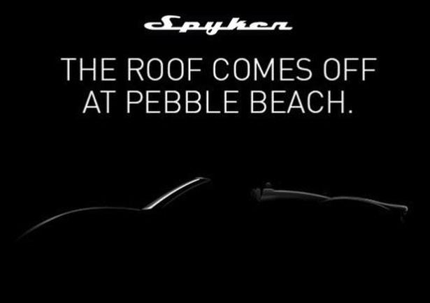 Spyker B6 Venator Spyder Concept zmierza na Pebble Beach Concours d'Elegance